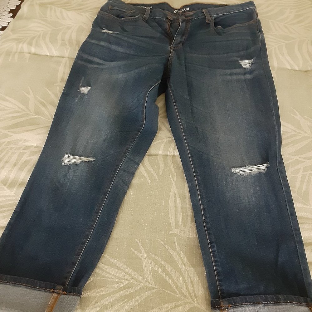 Stylus Brand Boyfriend crop jeans
